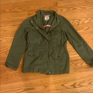 Children’s place green utility jacket
